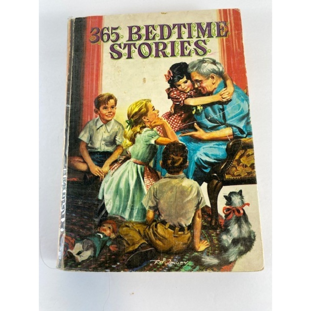 Vtg 365 Bedtime Stories Whitman Publishing Jill Elgin Hardcover (READ)